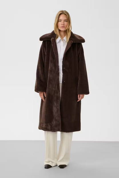Estacia Coat, chocolate brown