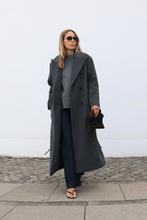 Load image into Gallery viewer, Mafalda Coat, dark grey melange
