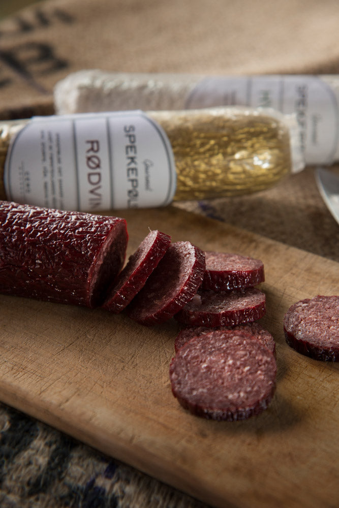 Spekepølse rødvin, 200g