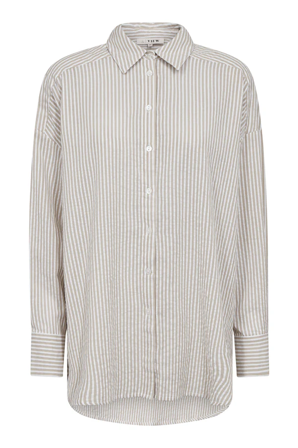 Sonja New Shirt, sand/white
