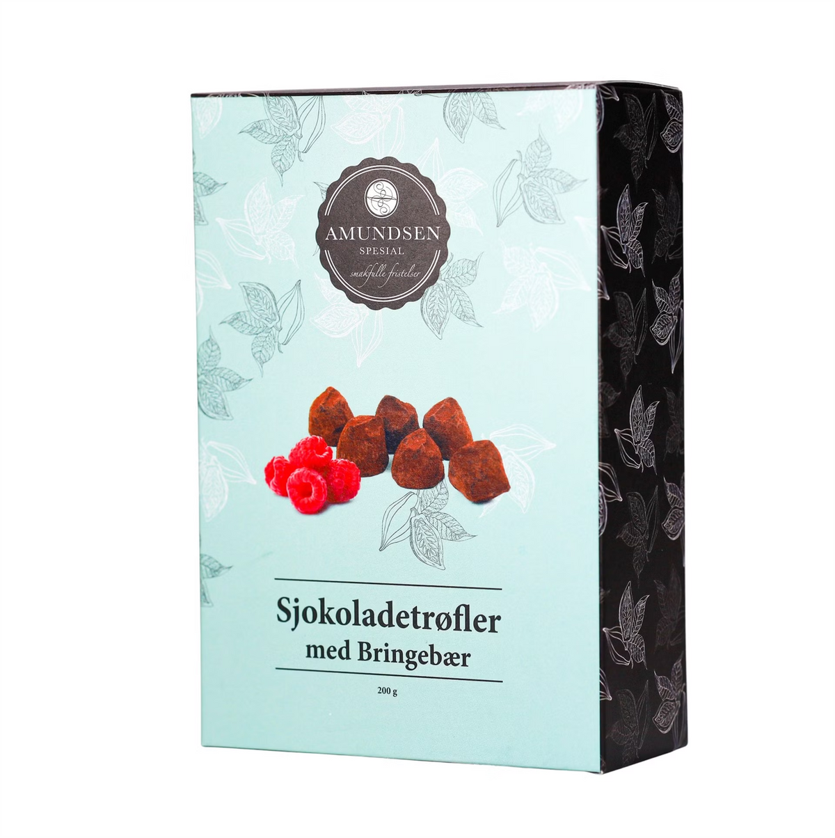 Sjokoladetrøfler bringebær