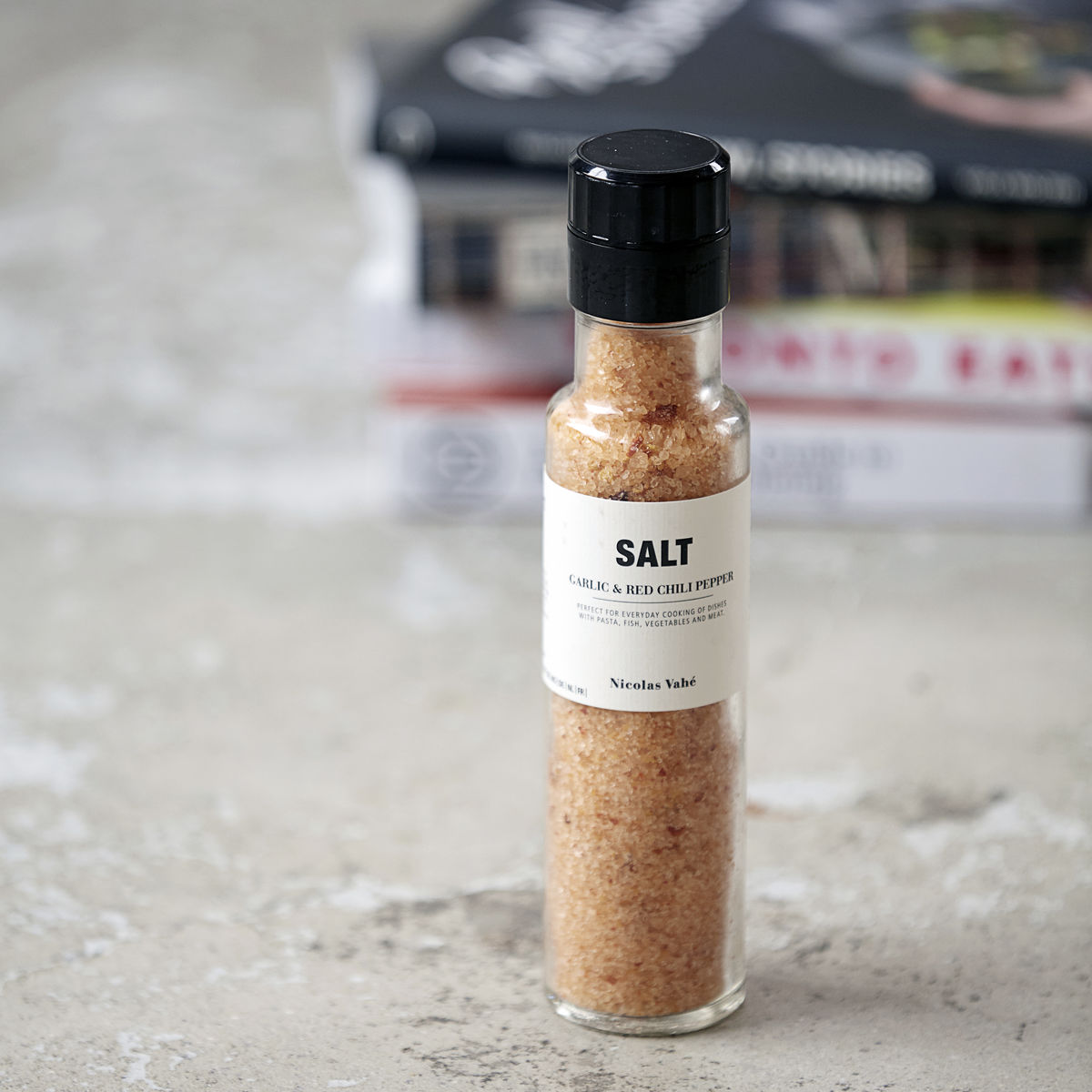 Salt, hvitløk/rød chili
