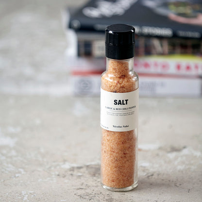 Salt, hvitløk/rød chili