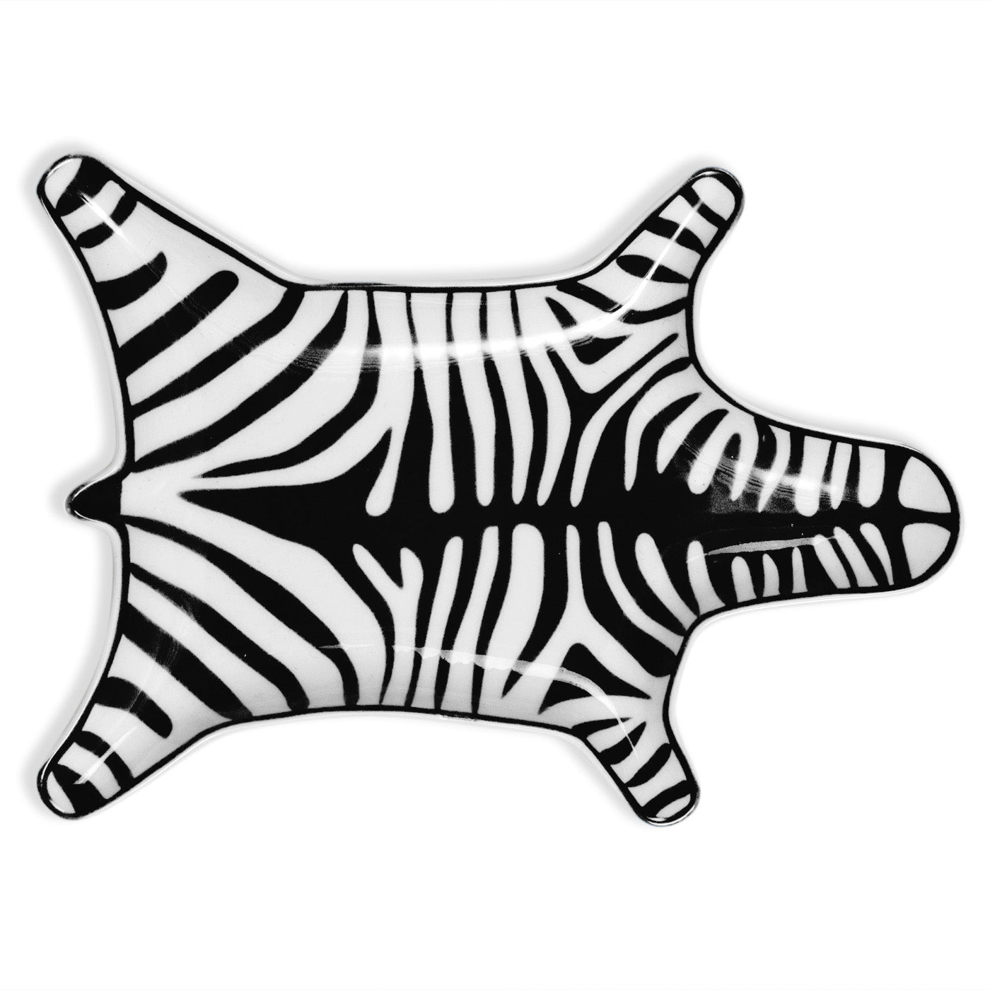Zebra Stacking Dish - Black and white - 21249