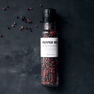 Peppermiks, sort- og rosépepper