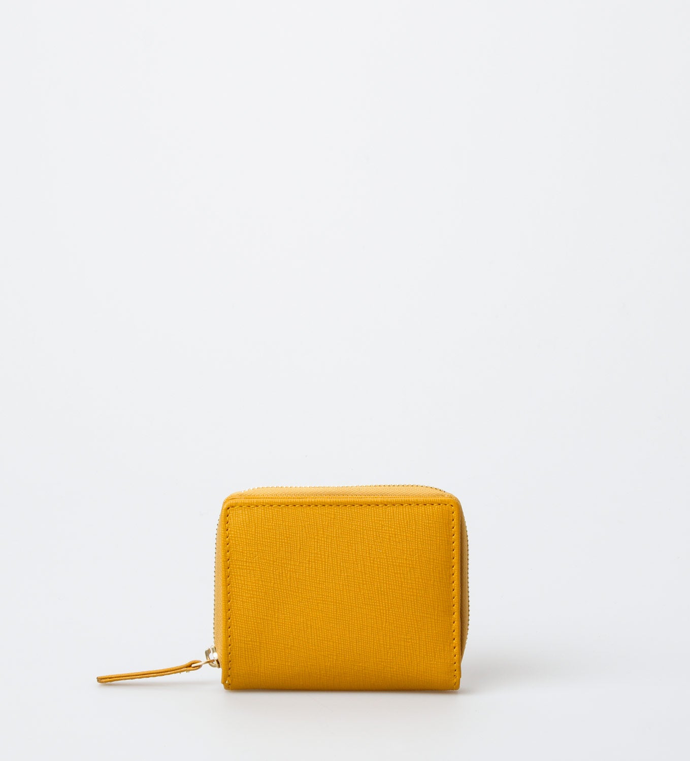 Ysane Saffiano small wallet, yellow