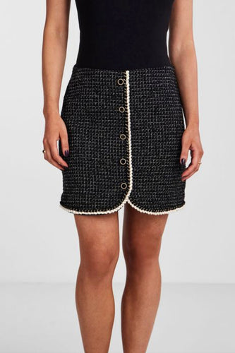 Yasclema Short Skirt, black