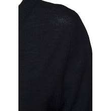Load image into Gallery viewer, Rose Knit Pullover, black