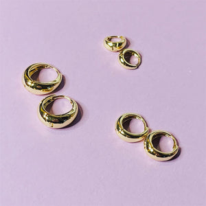 Teardrop Hoops - 10mm