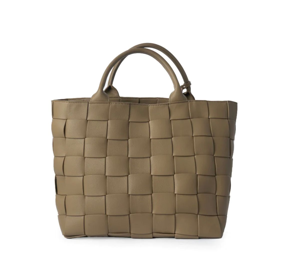 Braided Strap Shopper Taupe