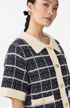 Load image into Gallery viewer, Yaslivia Knit Cardigan, navy/birch