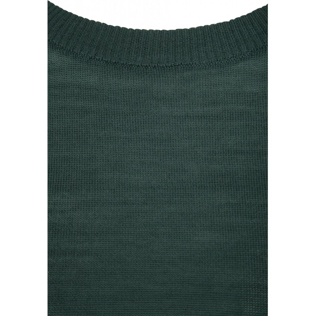 Rose Knit Pullover, hunter green