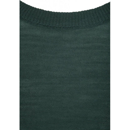 Rose Knit Pullover, hunter green