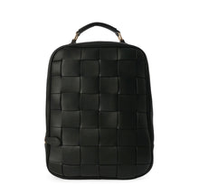 Load image into Gallery viewer, Braided Strap Ravenna Backpack Black