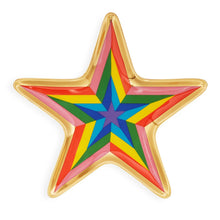 Load image into Gallery viewer, Technicolor Star trinket tray