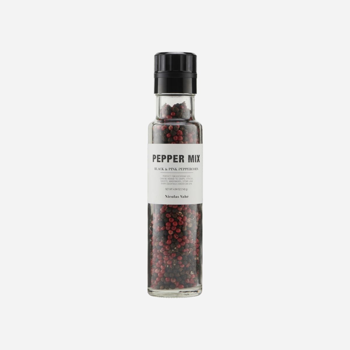 Peppermiks, sort- og rosépepper