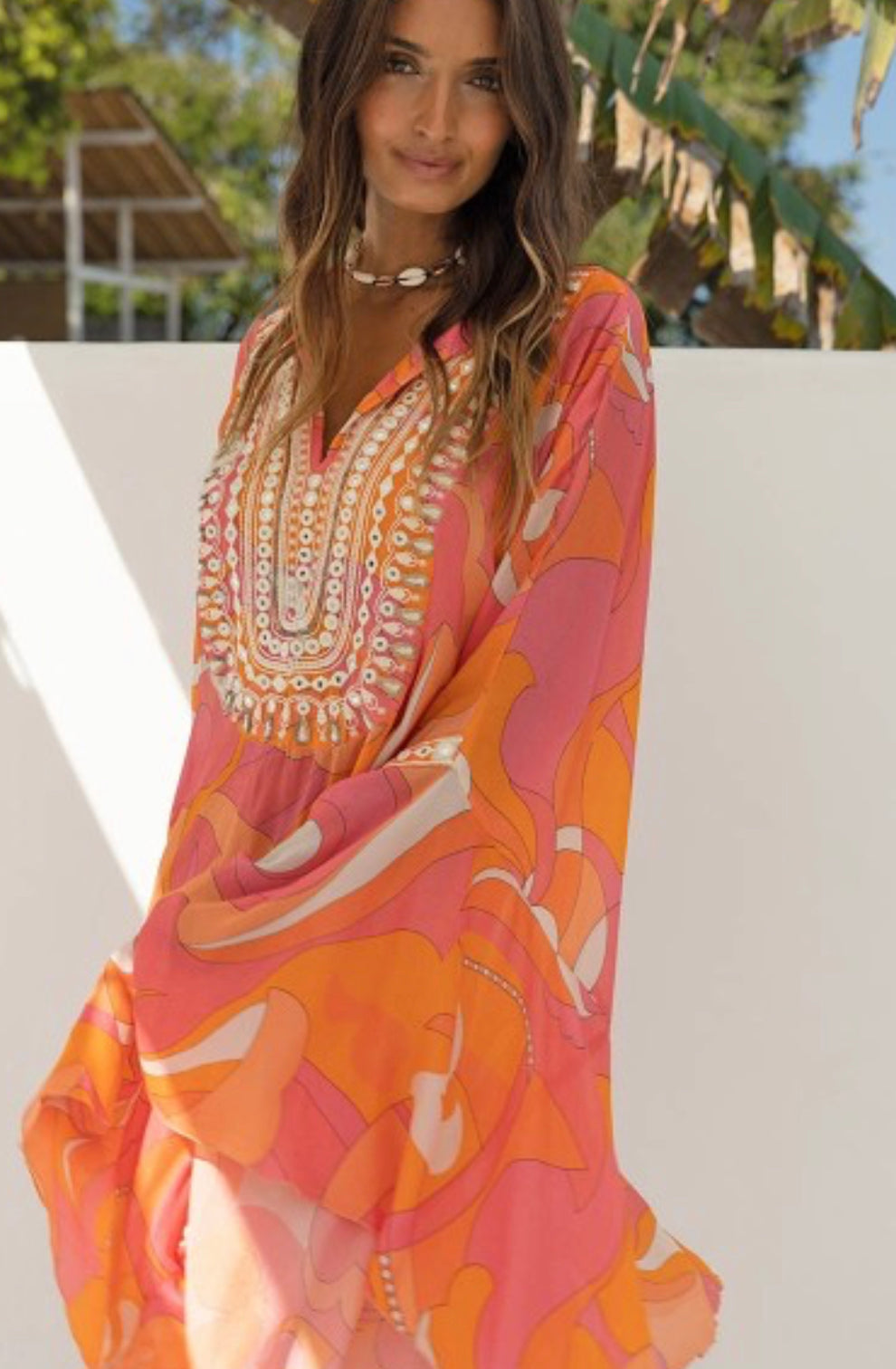 Rachel Kaftan, pink orange