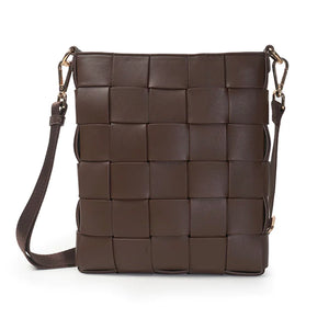 Braided Strap Bag Chocolate