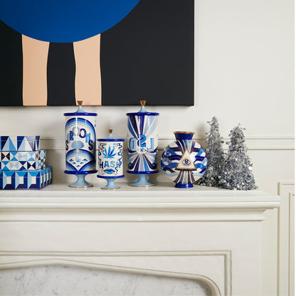 Druggist Eye Delft Vase
