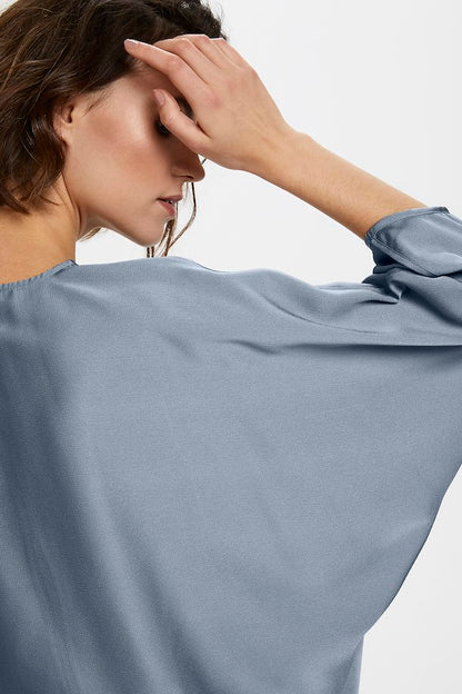 Veria Blouse 3/4, flint stone