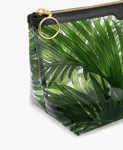 Makeup Bag, vinyl, tropicana