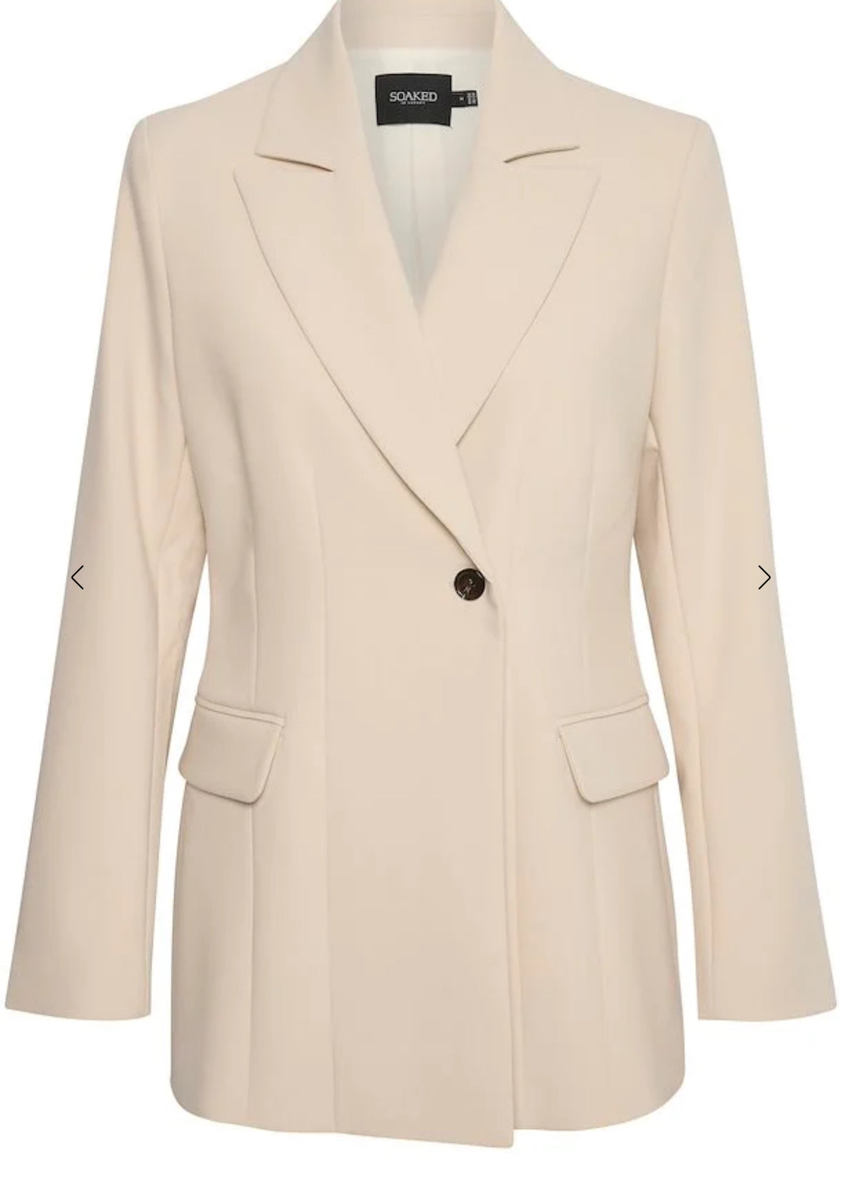 Corinne Fitted Blazer, sandshell