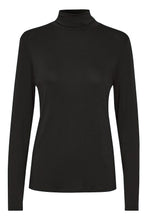 Load image into Gallery viewer, Hanadi rollneck, black