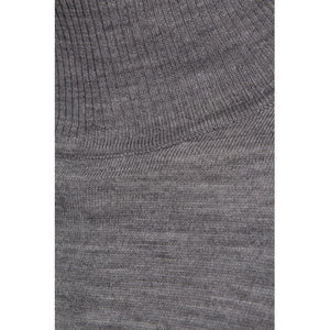 Rose Knit Roll Neck, light grey melange