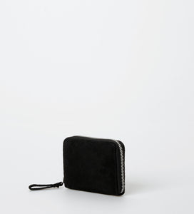 Signe Suede Wallet, black