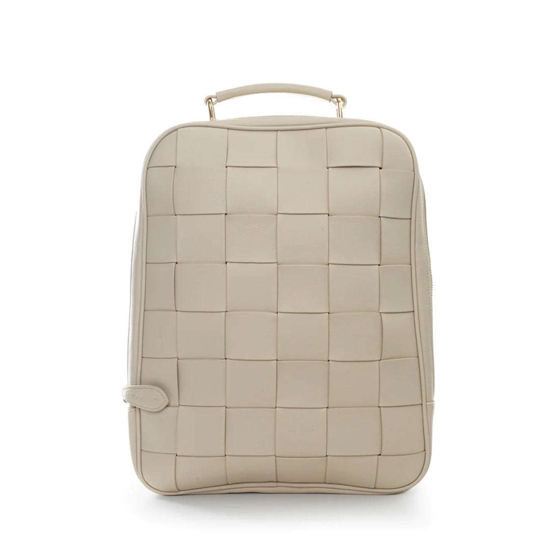 Braided Strap Ravenna Backpack Grey