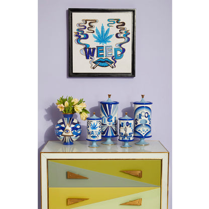 Druggist Eye Delft Vase