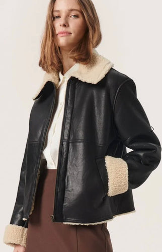 Jody Aviator Jacket, STUDIO, black