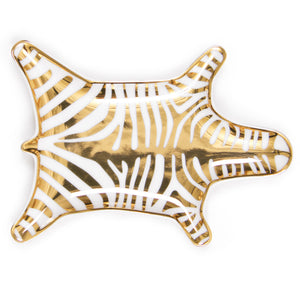 Zebra Stacking Dish - Gold - 20052