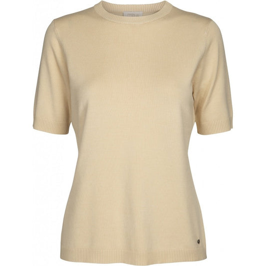 Pamela Knit Tee, broken white