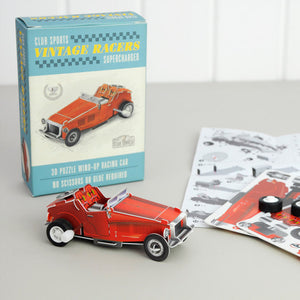 Make Your Own Wind Up Car, red
