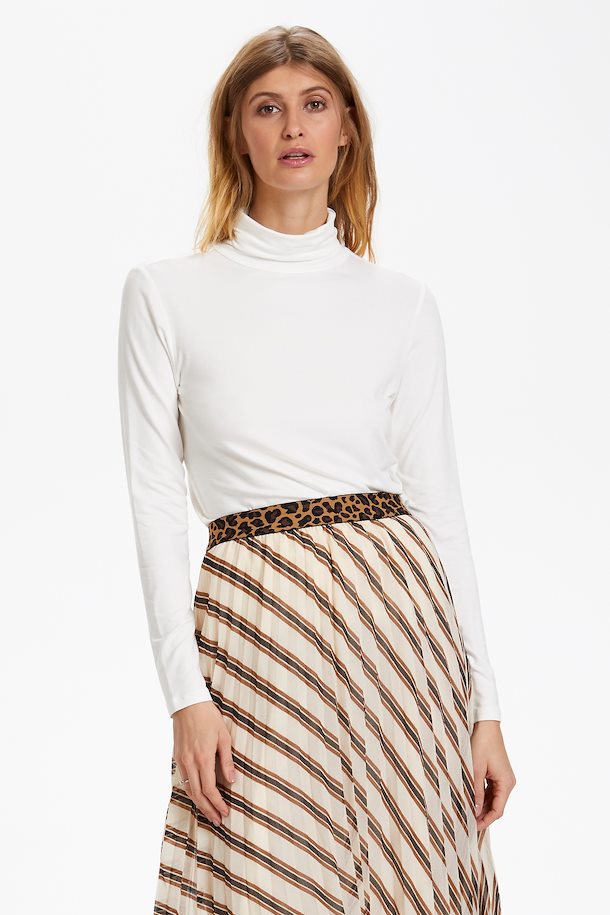 Hanadi Rollneck, antique white