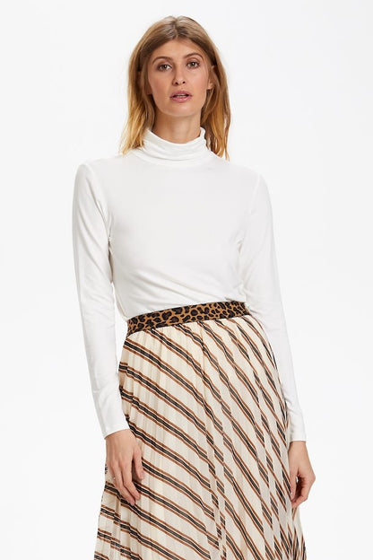 Hanadi Rollneck, antique white