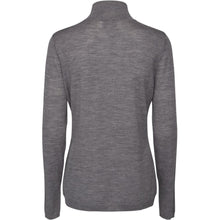 Load image into Gallery viewer, Rose Knit Roll Neck, light grey melange